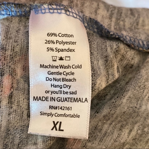 ❌SOLD❌LuLaRoe Green & Blue Hi Low Design Top - Picture 7 of 7